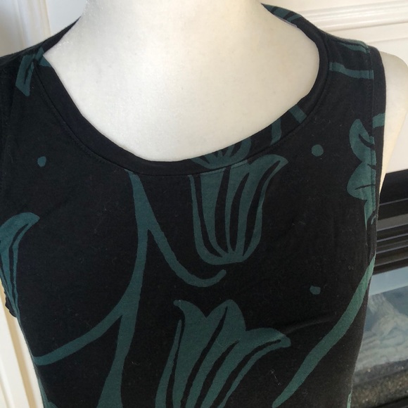 🌺Loft green & black knit dress🌺 - Picture 2 of 6